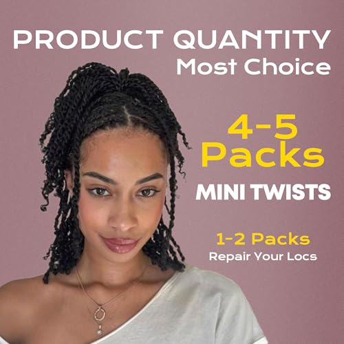 BLL Afro Kinkys Bulk Human Hair, 16 Inch 50g/Pack, 100% Human Hair for Mini Twist Braiding Dreadlock Loc Extensions Afro Kinky Curly Hair Bulk (1B, 16 Inch Pack Of 1)