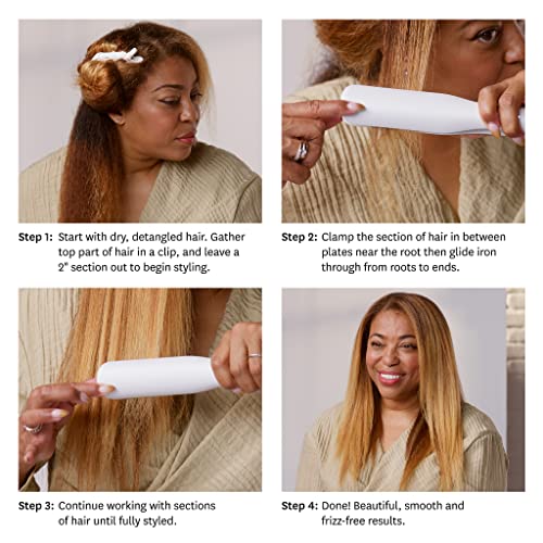 T3 Lucea Professional Straightening & Styling Iron, 1” or 1.5” Digital Ceramic Flat Iron with 9 Adjustable Heat Settings for Straight, Smooth Styles or Waves and Curls on All Hair Types