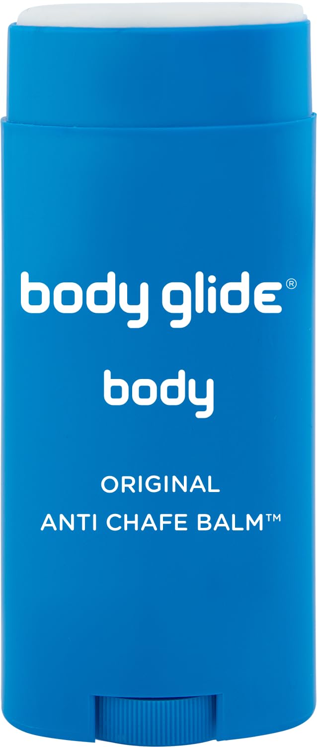 BodyGlide Original Anti Chafe Balm 2.5oz + For Her Anti Chafe Balm 0.8oz Skin Protection Bundle