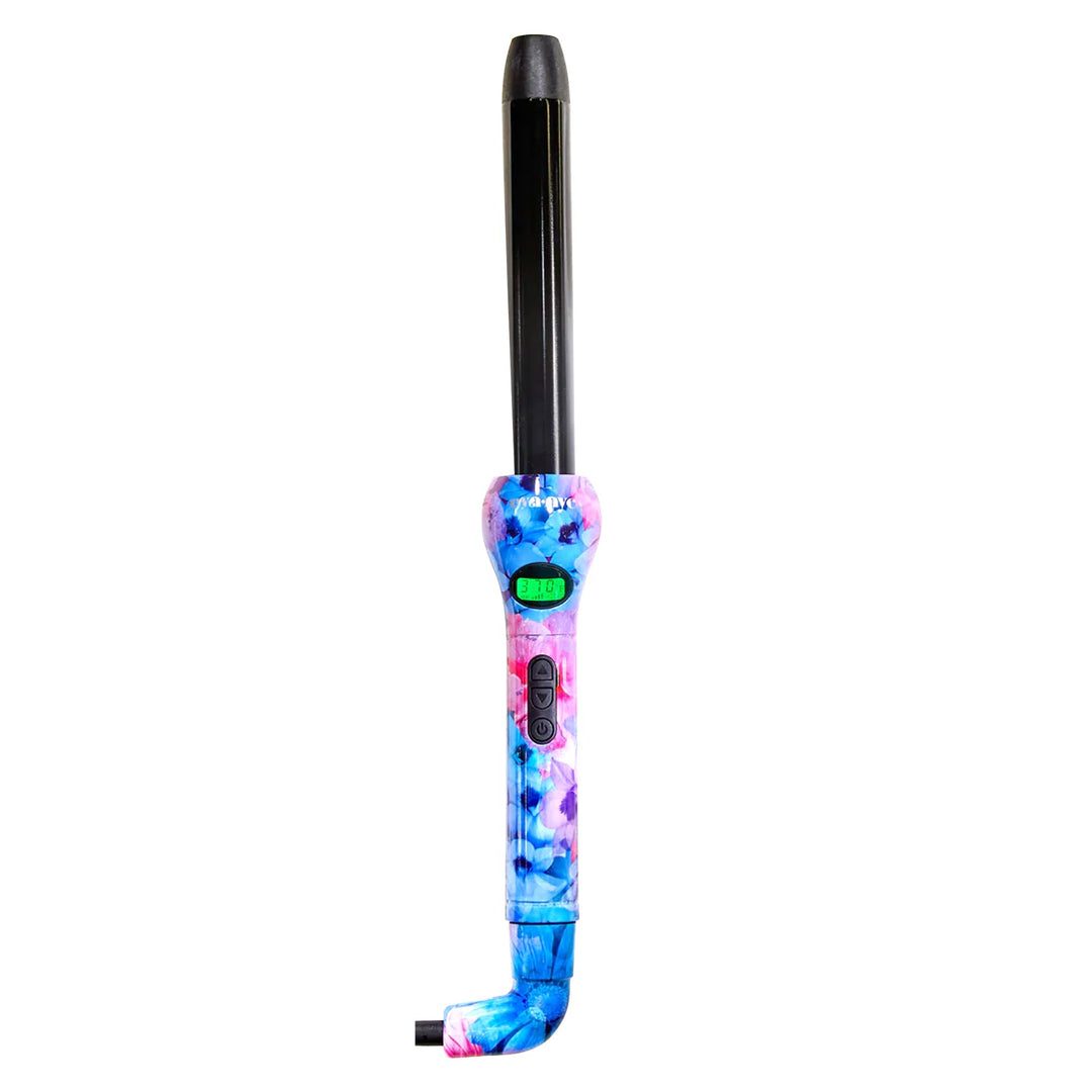 Eva Nyc Healthy Heat Clip-Free Curling Wand, Tourmaline-Infused Hair Curler With Far-Infrared, Ceramic Wand Curling Iron, Hair W
