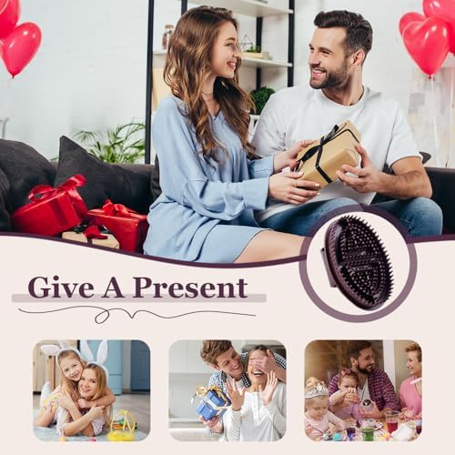 2PCS Meridian Brush Massage Body, 2025 New Full Body Relaxation Meridian Massage Brush, Beauty Salon Professional Custom Meridian Brushs for Full Body and Leg SPA Massager Relaxation (Brown)