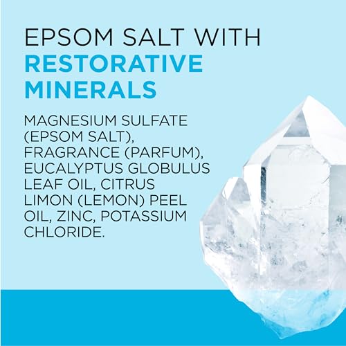 Dr Teal's Pure Epsom Salt, Restorative Minerals with Magnesium, Potassium & Zinc, 3 lbs