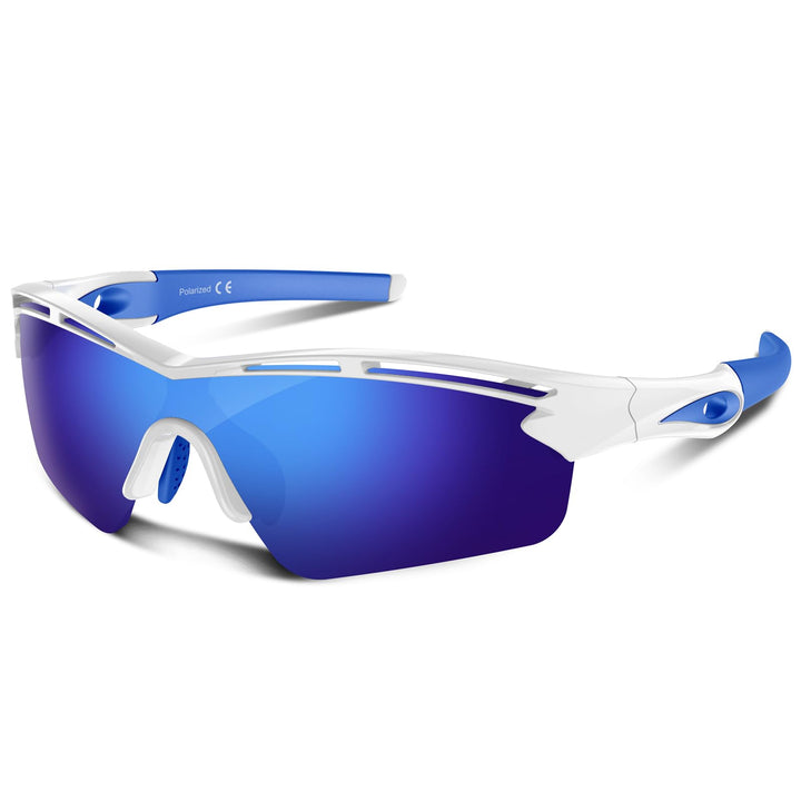 Polarized Sports Sunglasses for Men Women Youth Baseball Cycling Running Driving Fishing Tennis Golf Motor TAC UV400 TR90
