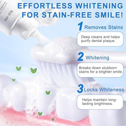 2PCS 9.9% Hydroxyapatite Toothpaste for Enamel Repair and Tooth Strengthening, Nano Hydroxyapatite Remineralizing Toothpaste, Fluoride Free Gentle Whitening Tooth paste for Sensitive Teeth, Fresh Mint