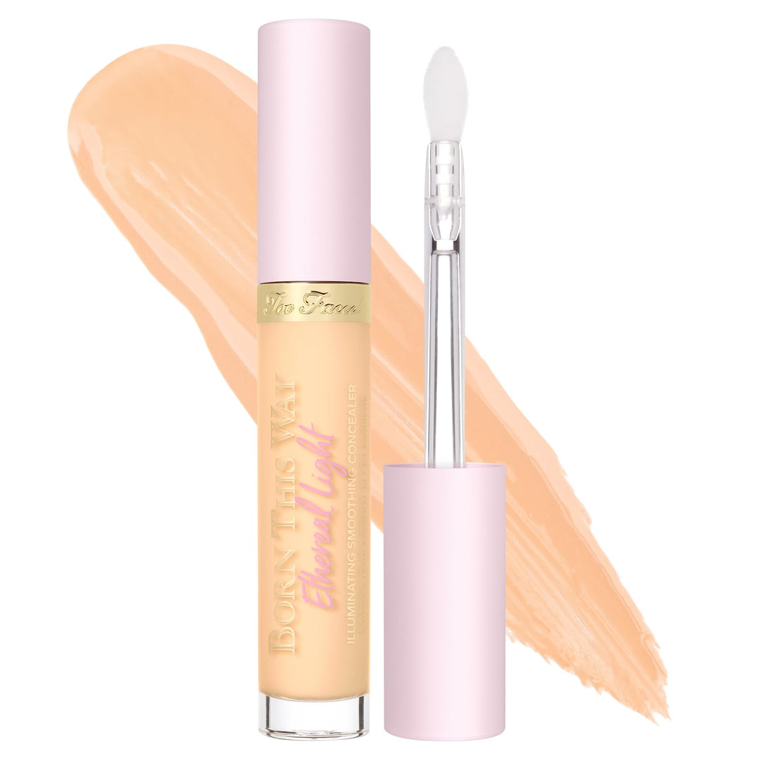 Too Faced Born This Way Ethereal Light Illuminating Smoothing Concealer | Hyaluronic Acid + Waterproof, 0.16 fl. oz., Graham Cracker