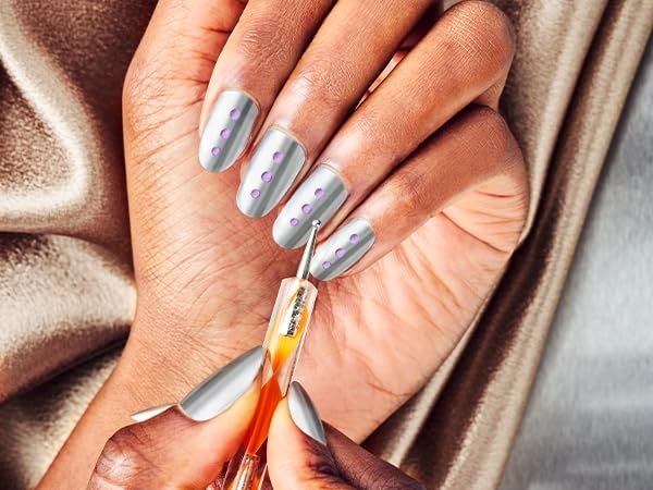 Sally Hansen Nail Salon Pro Brush Kit, 1 Pack, Nail Art Brush Kit, Nail Tools