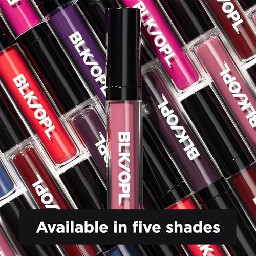Black Opal BLK/OPL COLORSPLURGE Liquid Matte Lipstick, Chic Mauve — long-lasting, enriched with Vitamins C & E, paraben-free, cruelty-free