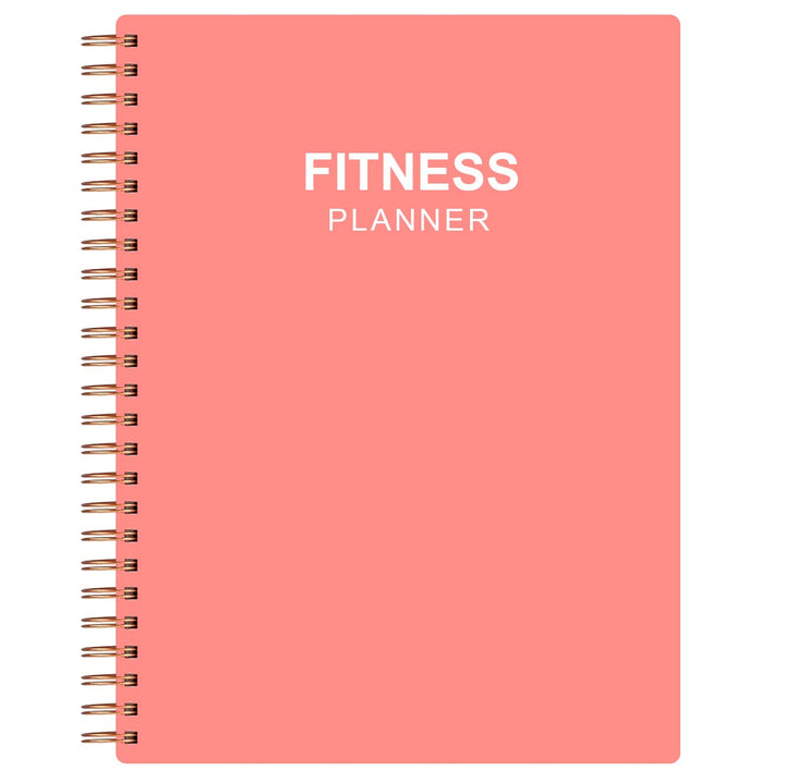 Fitness Planner for Women & Men - A5 Workout Log Book/Exercise Workout Log to Track Weight Loss, GYM, Bodybuilding Progress - Daily Health & Wellness Workout Journals, 5.8X8.25 In Workout Book