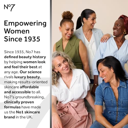 No7 Restore and Renew Multi-Action Face and Neck Serum Boost Mask – Anti-Aging, Firming, Wrinkle-Reducing Sheet Mask for Hydrating and Brightening Uneven Skin Tone