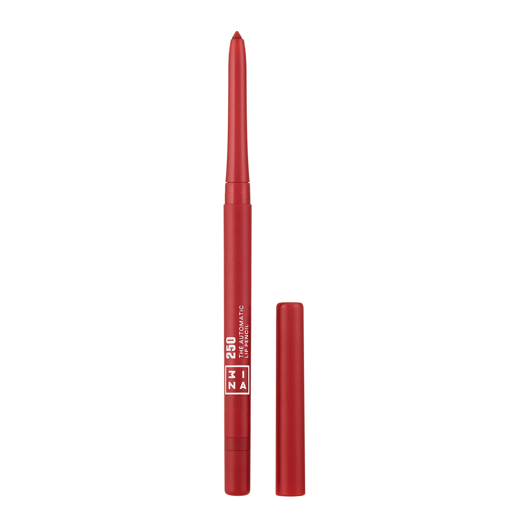 3Ina The Automatic Lip Pencil 250 - High Concentration Pigments - Long-Wearing Formula - Rich Color Pay-Off - Helps To Make The