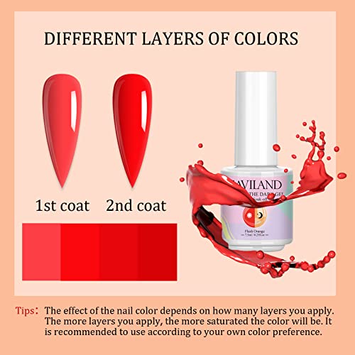 SAVILAND Glows in The Dark Gel Nail Polish Set - 12 Neon Colors Luminous Nail Gel Polish Set Soak off Color Changing Glow Effect Nail Polish for DIY Nail Art Design Holiday Gifts for Women