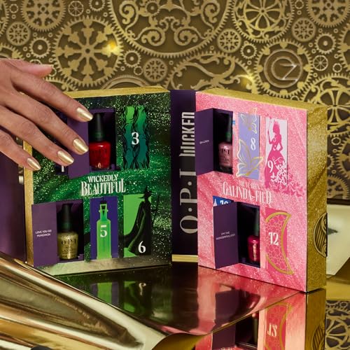 OPI Nail Lacquer Gift Sets | Opaque Crème Metallic Shimmer Nail Polish Value Pack| Wicked Limited Edition Holiday Collection