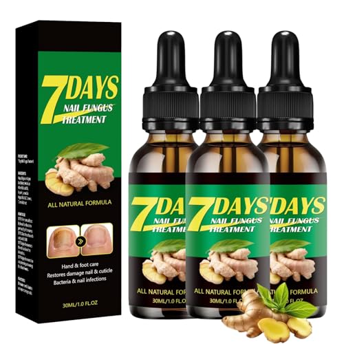 3PCS Ginger Nail Treatment, Ginger Cuticle Care Oil for Nails, Multi-Purpose Nail Repair Nutrient Oil (02)