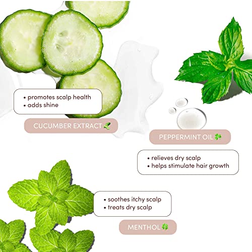 MIZANI Scalp Care Dandruff Shampoo - Cleanses Hair & Scalp, For Curly Hair