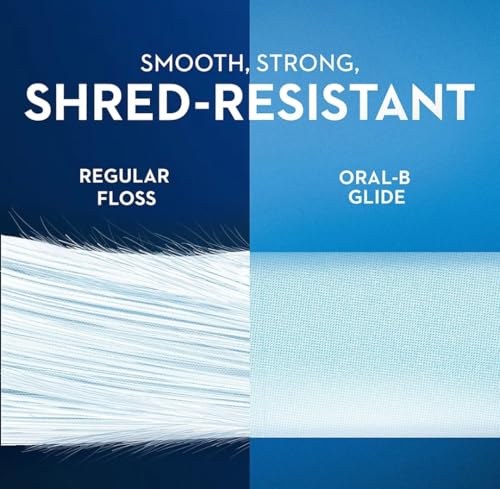 Oral-B Glide Mint All-in-One Dental Floss, 48 Yards Each (Pack of 6)