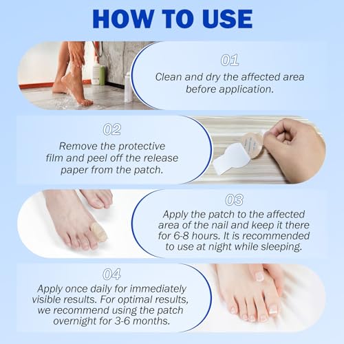 Nail Patches For Toenails & Fingernails – 21Pcs Nail Repair Stickers For Damaged Nails, Ingrown & Discoloration Care, Random (2 pack)