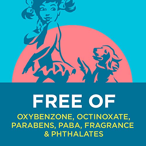 Coppertone Kids Roll On Sunscreen Lotion SPF 50, Tear Free Kids Sunscreen with Blue Color and Zinc Oxide Sun Protection, 2.5 Fl Oz Tube