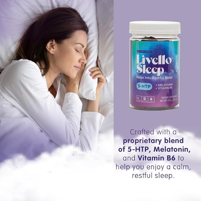 Amend GI + Livello Sleep Bundle - Digestive and Natural Sleep Support with C. Asiatica, Chitosan, 5-HTP, and Melatonin, 60 Yummy Wild Berry Gummies + 60 Capsules