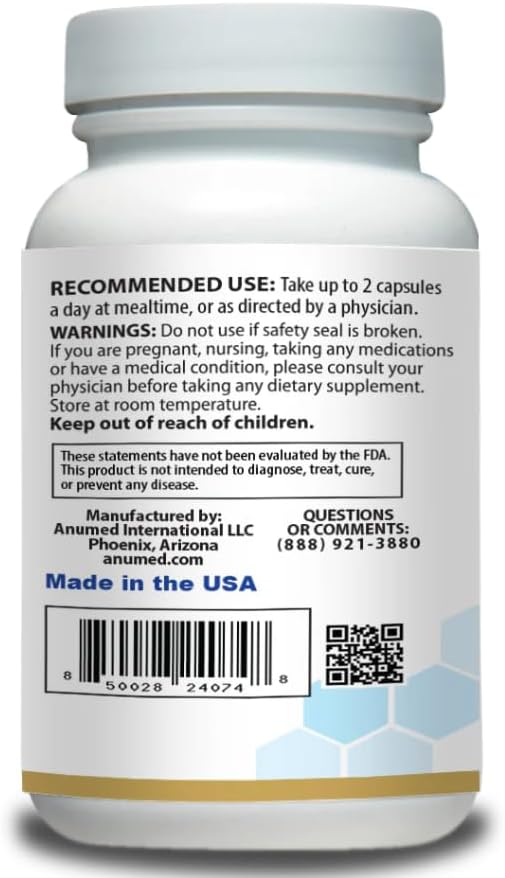 Men’s Multivitamin Supplement – Daily Energy, Immune & Heart Support – with Zinc, Magnesium, B12, CoQ10, Turmeric, Ginseng & More – 60 Vegetable Capsules – AnuMed