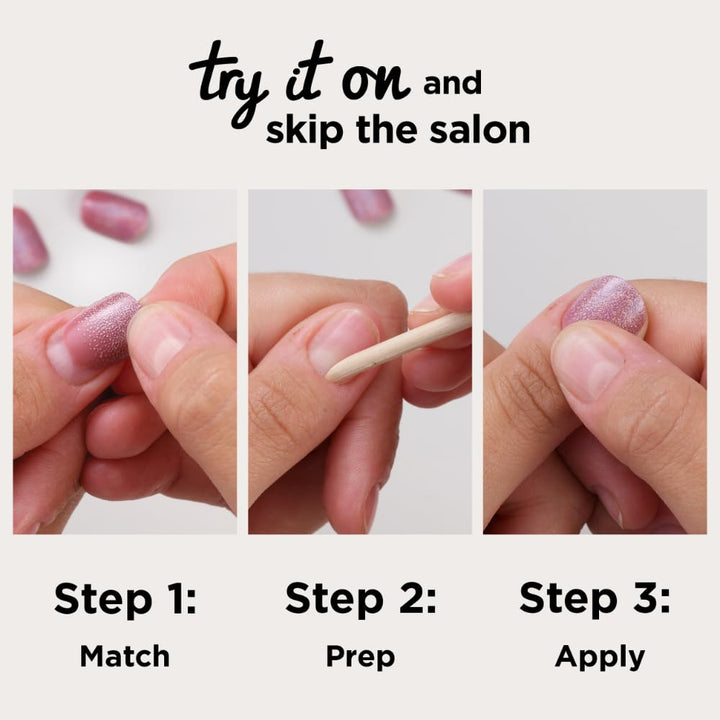 Sally Hansen Instant Cuticle Remover | Press-On Nails Set with Glue & Tabs