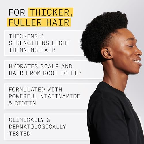 Nioxin System 1 Scalp Care + Hair Thickening Leave-In Treatment | For Natural Hair with Light Thinning | Strengthen Against Damage & Breakage with Niacinamide & Biotin