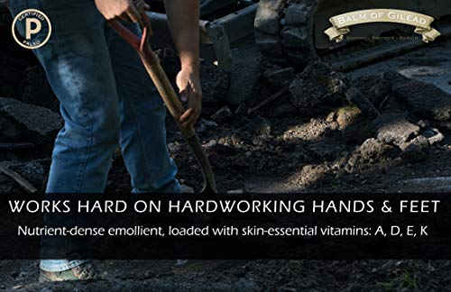 BALM OF GILEAD Foot Cream with Tea Tree and Eucalyptus – Intensive Moisturizing Cream for Dry, Cracked Heels and Feet – Refreshing Body and Skin Care Balm