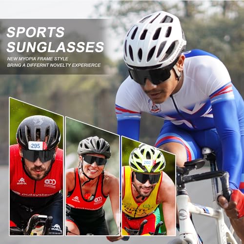 TURBOPEP Polarized Sports Sunglasses for Men and Women,Fishing Cycling Mountain Bike Baseball Sunglasses with UV Protection