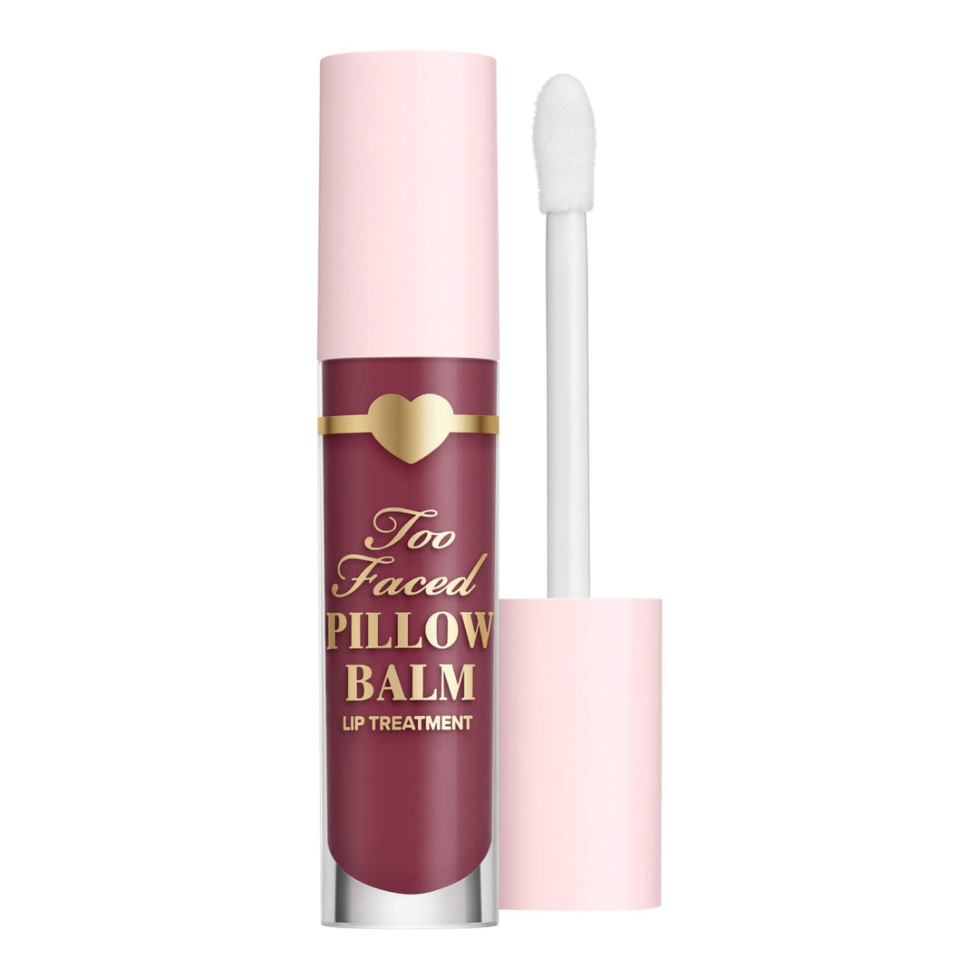 Too Faced Pillow Balm Ultra-Hydrating Lip Treatment | Hyaluronic Acid + Moisturizing, 0.2 Fl Oz, Jam Kiss