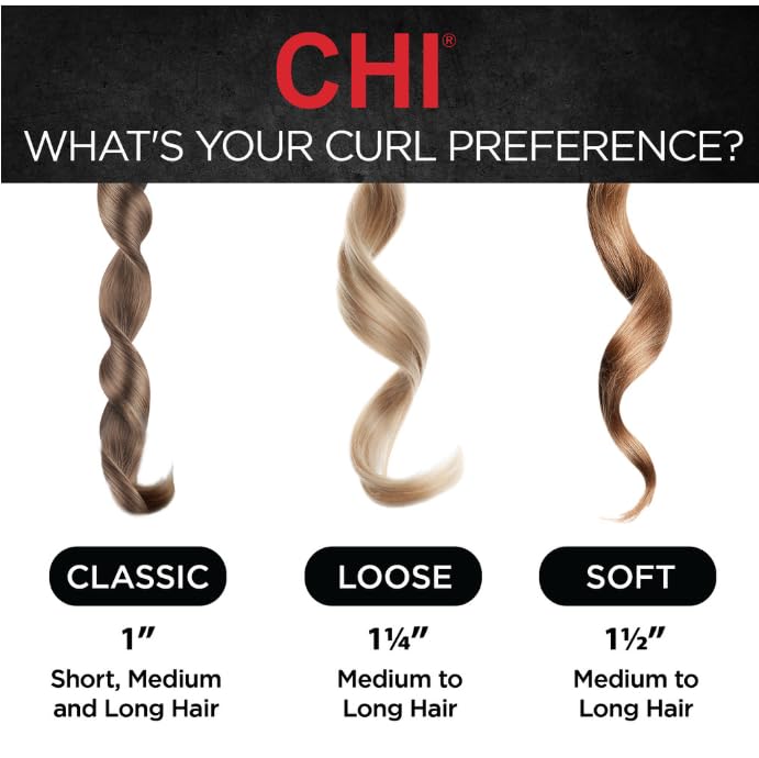 CHI Vibes Wave On Multifunctional Waver, Curling Iron Creates Long-Lasting Frizz-Free, Crimp-Style Waves & Loose Beachy Curls for All Hair Types