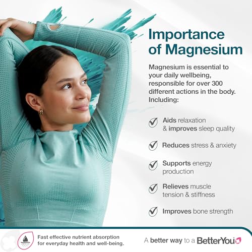 BetterYou Magnesium Mineral Bath Flakes - Mineral Bath Salts with Magnesium Chloride - Foot Bath or Body Bath Soak - Safe On Sensitive Skin - 2.3 lb