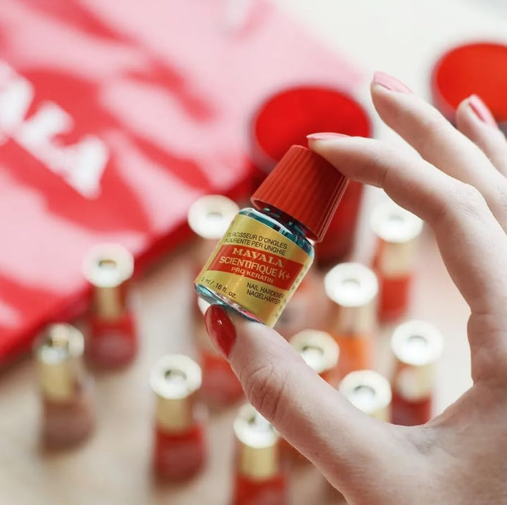 MAVALA Scientifique K+ Keratin Hardener Strengthener | Protect Nails | Avoid Breaking and Splitting | Supports Natural Keratinization | Multi-color, 0.16 Fl Oz