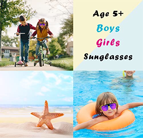 XII WY Polarized Youth Kids Sports Sunglasses Cycling Running Golf for Boys Girls