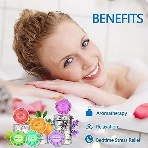 Aromatherapy Shower Steamers- Stocking Stuffers for Women, Shower Bombs - Self Care and Relaxation Stress Relief Stocking Stuffers for Adults