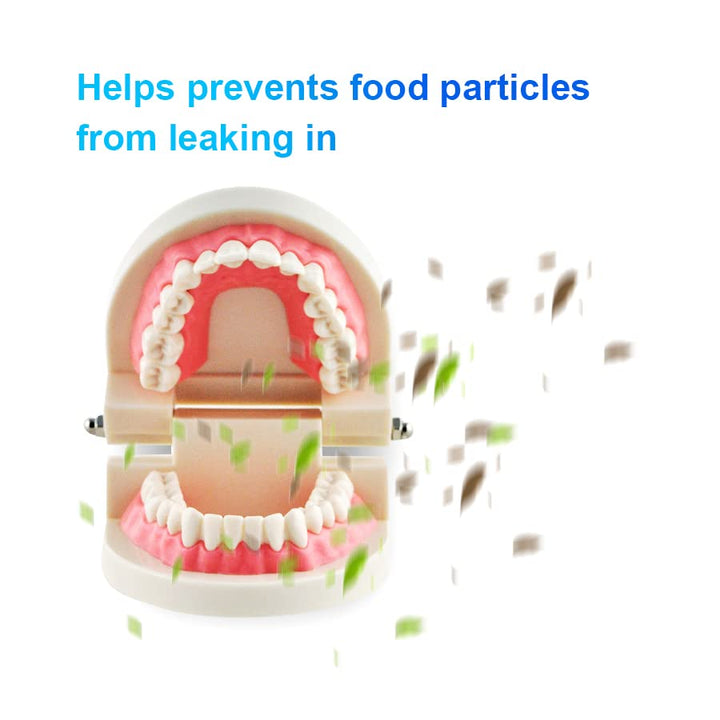 120 Pads (4 Pack) Free Long-Lasting Upper Denture Adhesive Cushion, Denture Adhesive Soft Pad for Secure Hold and Food Seal (Upper)