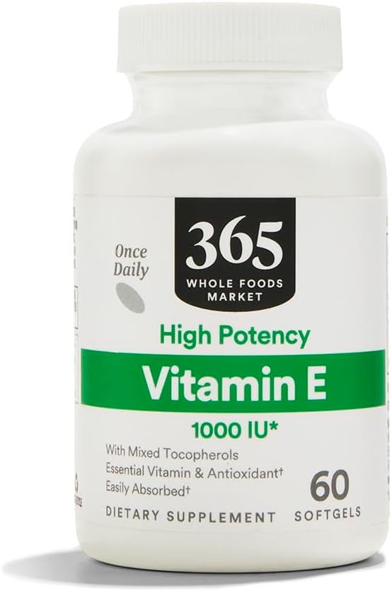 365 Everyday Value, Vitamin E 1000 IU, 60 ct
