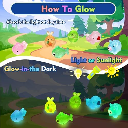 Bath Bombs for Kids with Surprise Inside, 30 Pack Kids Bath Bombs with Toys Glow in The Dark, Child-Safe Colorful Bubble Fizz Bath Ball Gift Set for Easter Egg, Birthday,Christmas