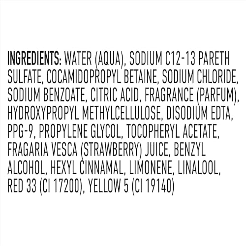 Suave Shampoo, Sun-Ripened Strawberry Family-Size 2-Pack – Energizing Shampoo with Strawberry Extract & Vitamin E, 22.5 Oz Ea