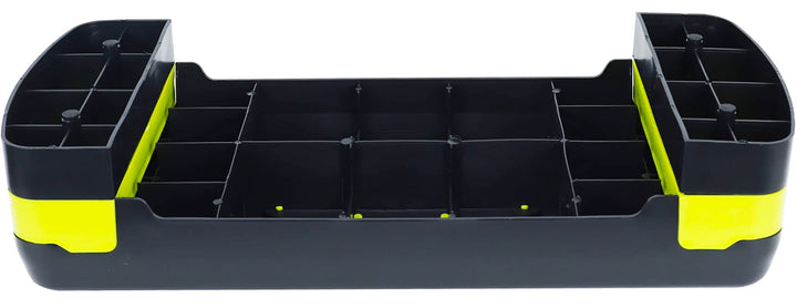 Fitvids Adjustable Workout Aerobic Stepper Step Platform Trainer, 27-Inch, Black/Lemon