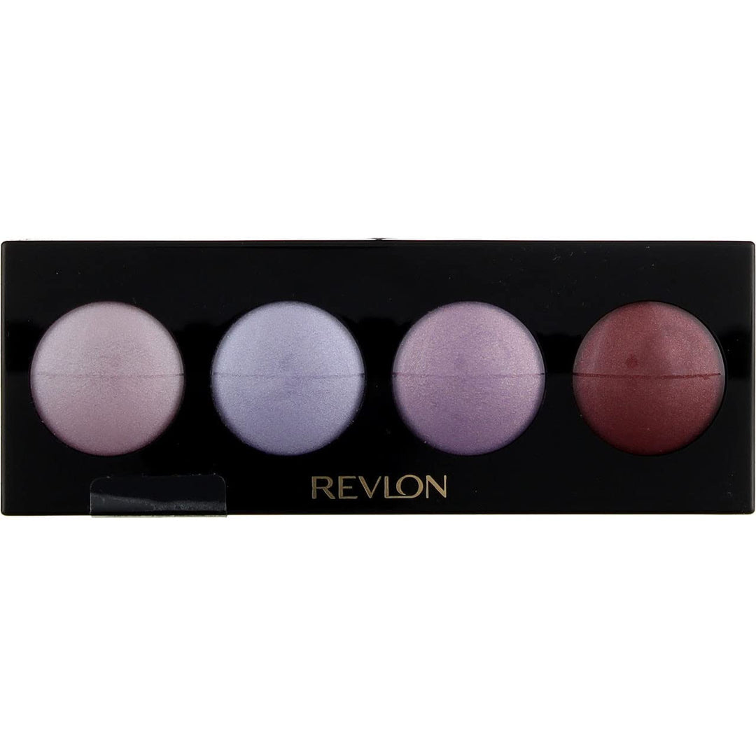 Revlon Crème Eyeshadow Palette, Illuminance Eye Makeup with Crease- Resistant Ingredients, Creamy Pigmented in Blendable Matte & Shimmer Finishes, 701 Wild Orchids, 0.12 Oz