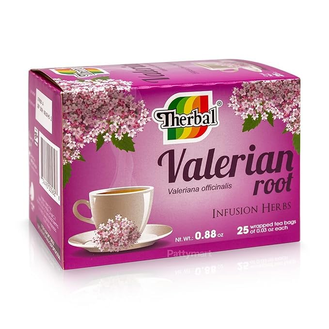 VALERIAN ROOT TEA 25 BAGS 1 G. EACH TE DE VALERIANA Exp 09/2023 or later