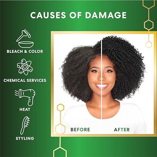 Palmer's Amino Bonding Complex Hair Mask, Intense Conditioning Masque Pack with Coconut Oil & Vitamin E, Heat Protectant, Anti Frizz, Adds Shine, Protects Hair Growth, All Hair Types, 12 fl. oz bottle