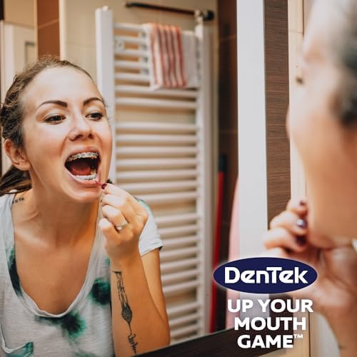 DenTek Easy Brush Plaque Control Interdental Cleaners, Tight, 16 Count, 6 Pack