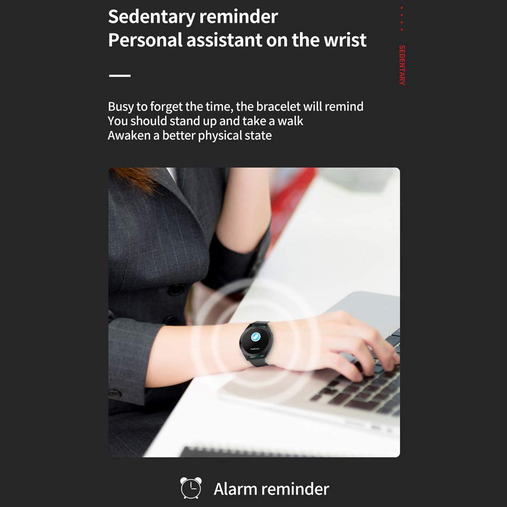 1.3 Inch Screen Smart Watch Waterproof Fitness Activity Tracker Heart Rate Monitor,Sleep Tracker Pedometers To Monitor Calories Burned For Men Women Kids Android IOS