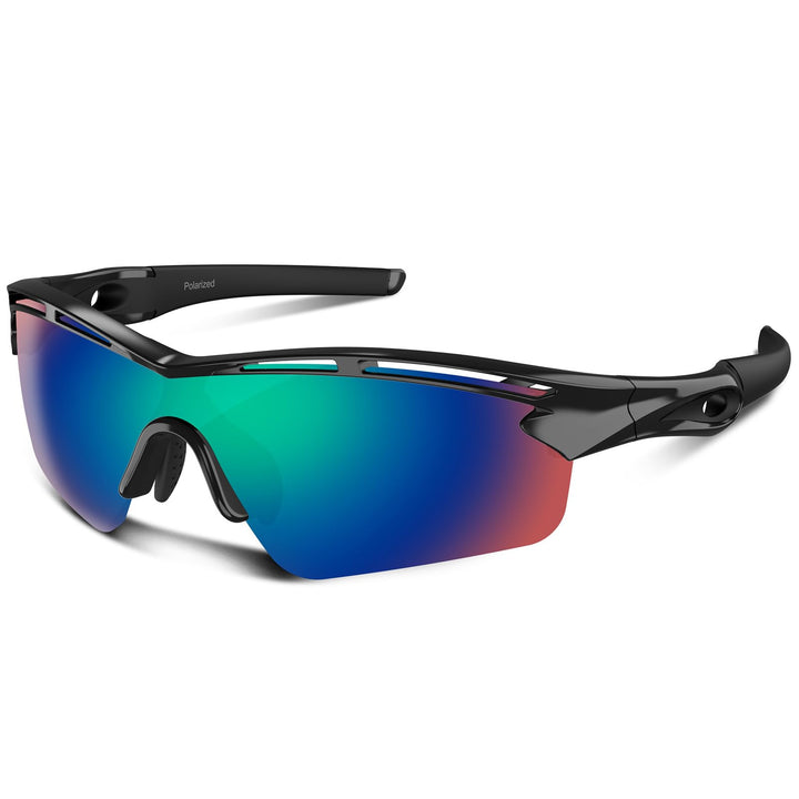 Polarized Sports Sunglasses for Men Women Youth Baseball Cycling Running Driving Fishing Tennis Golf Motor TAC UV400 TR90