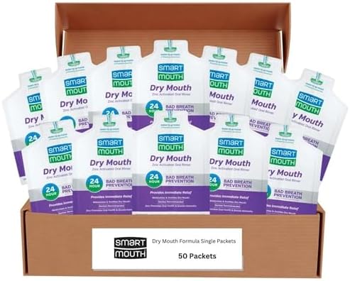 SmartMouth Dry Mouth Rinse Single Pack – 50 Pack