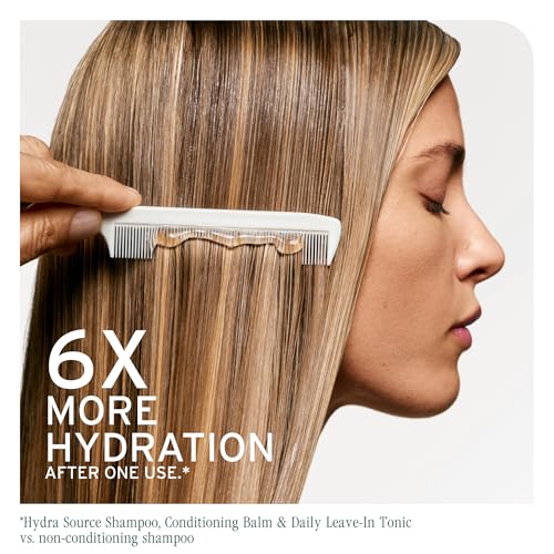 BIOLAGE Hydra Source Detangling Solution - For Dry Hair, Detangles & Controls Static For Less Frizz & Fly-Aways, Paraben-Free