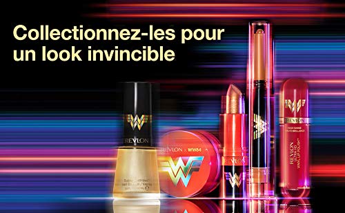 REVLON x WW84 Wonder Woman Liquid Armor Glow Pot, Glossy Eye and Face Jelly Highlighter, in Champagne, 001 Golden Lasso, 0.24 oz