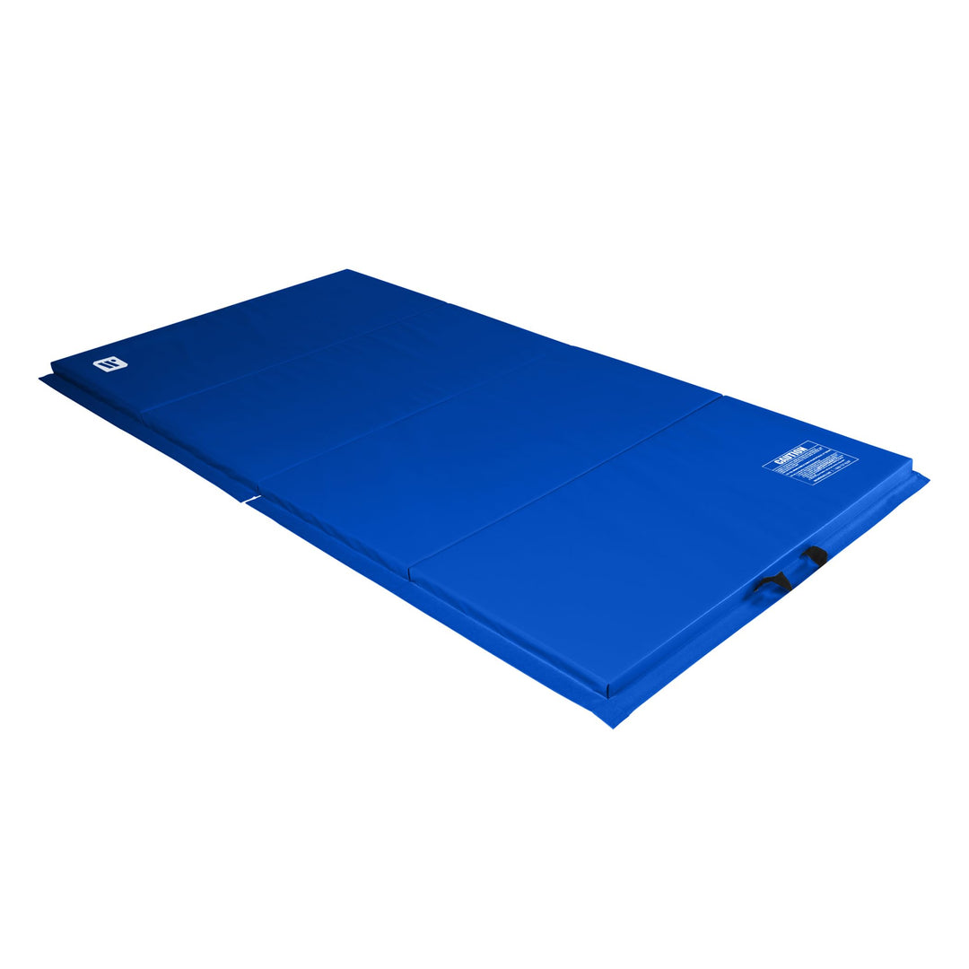 We Sell Mats - 4 ft x 8 ft x 2 in Premium Personal Fitness & Exercise Mat for Home Workout - Lightweight and Folds for Carrying – All Purpose Home Gym Mat – Thick Mat for Yoga, Pilates, Stretches