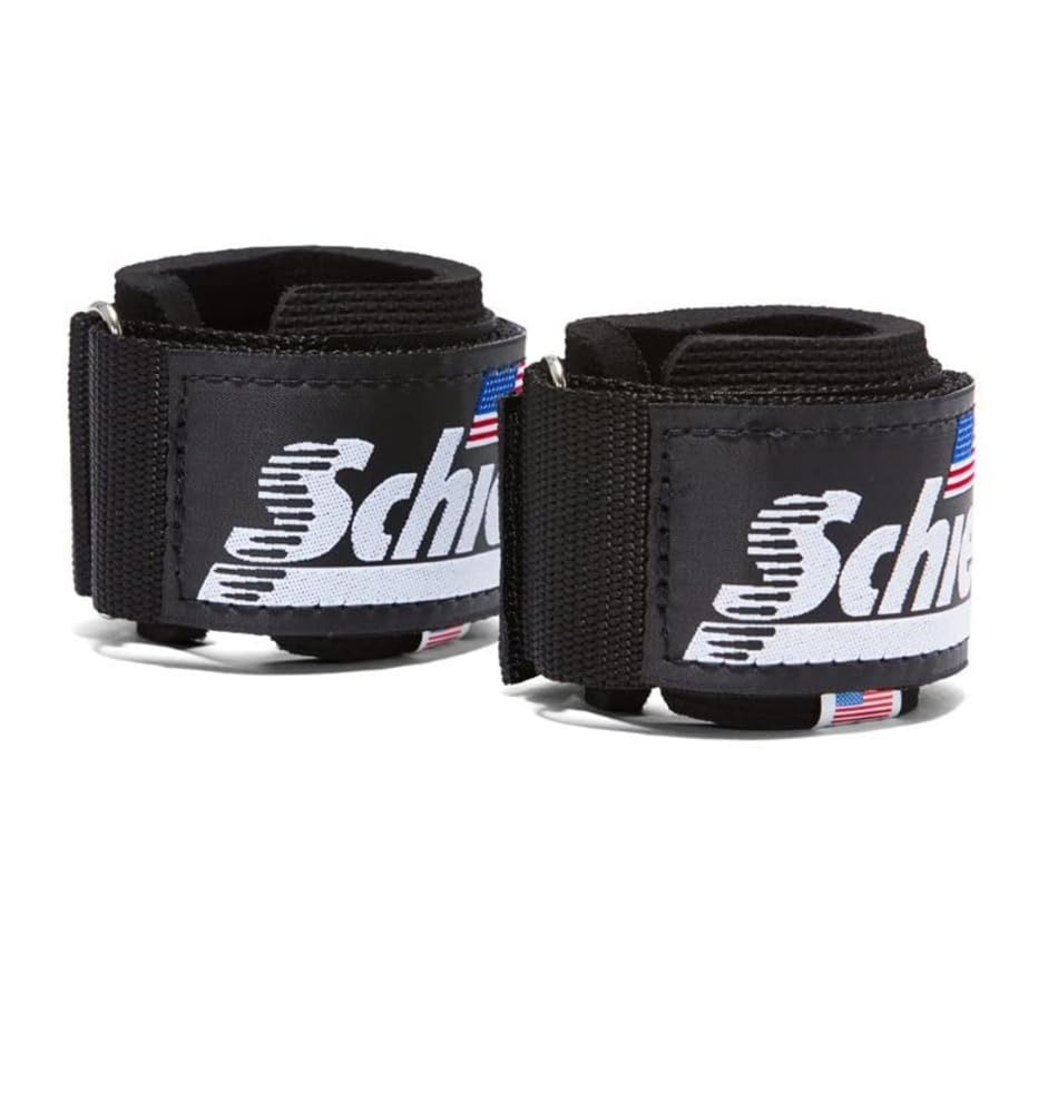 Schiek Sports Model 1100-WS Extra-Wide Wrist Straps - Black