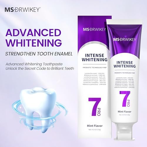 SP-6 Toothpaste, Cooling Fresh Breath, and 7-Pro Whitening Toothpaste Bundle | 6 Probiotics for Oral Health, Fluoride-Free, Safe for Enamel, Deep Whitening & Freshness